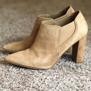 Marc fisher suede booties